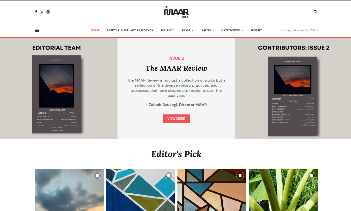 The MAAR Review